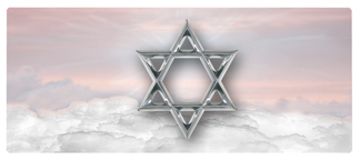 DNSEMP-L-120-PK-SL Star of David Pink-Silver